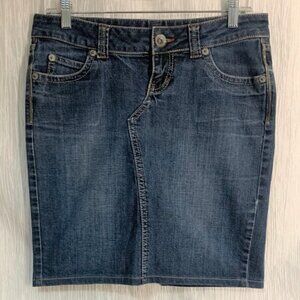 Hallhuber Mini Denim Skirt Medium Wash Size 8